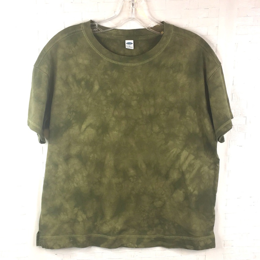 Old Navy T-Shirt Green XS Tie-Dye NEW *H